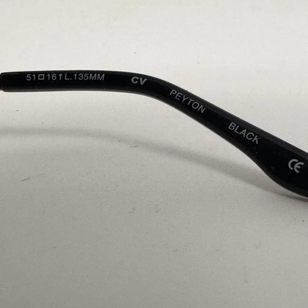 BCBG MAXAZRIA Peyton Women's Black Gold Eyeglasses Frames 53-16 140 H16765‎